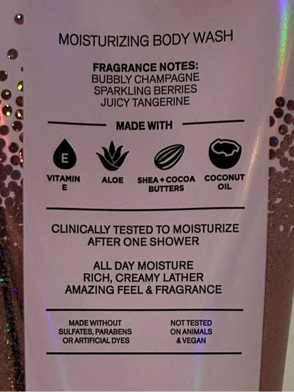 Bath & Body Works Champagne Toast Moisturizing Body Wash 2 - 10 FLOZ Full Size